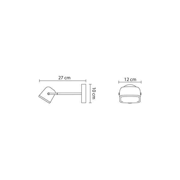 Kinkiet Mob, czarny-image-2