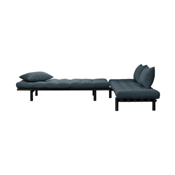 Sofa z niebieskozielonym pokryciem Karup Design Pace Black/Petrol Blue-image-3