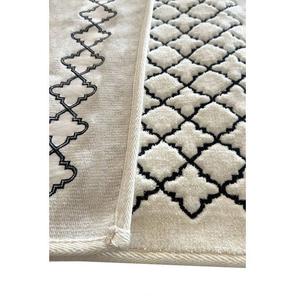 Kremowe dywaniki łazienkowe zestaw 2 szt. 60x100 cm Luxury – Foutastic-image-2