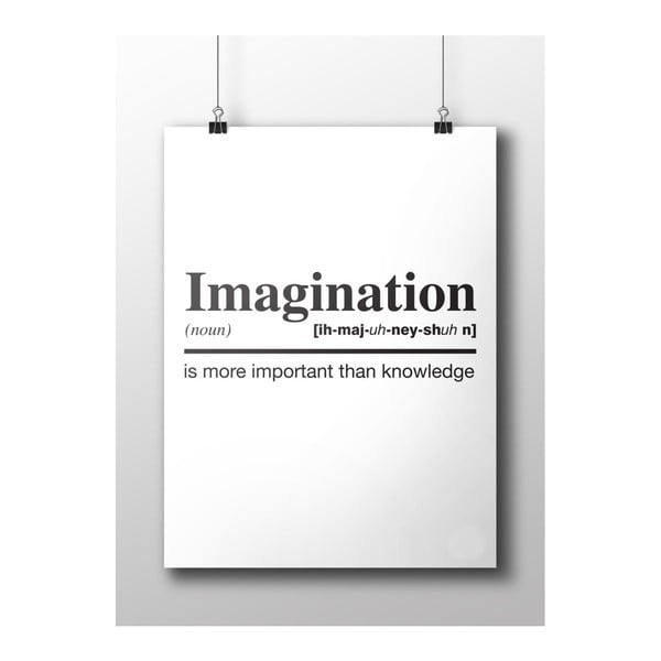 Plakat Imagination, 50x70 cm
