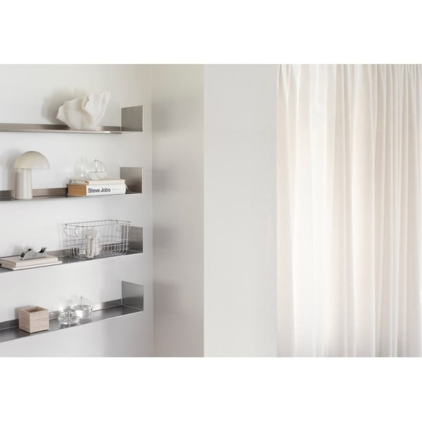 Stalowa półka w kolorze matowego srebra 80,5 cm Float – Mette Ditmer Denmark-image-2