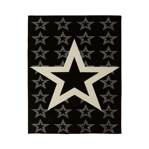 Czarny dywan dziecięcy Hanse Home Star, 140x200 cm