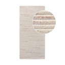 Kremowy wełniany chodnik tkany ręcznie 80x180 cm Mango – House Nordic