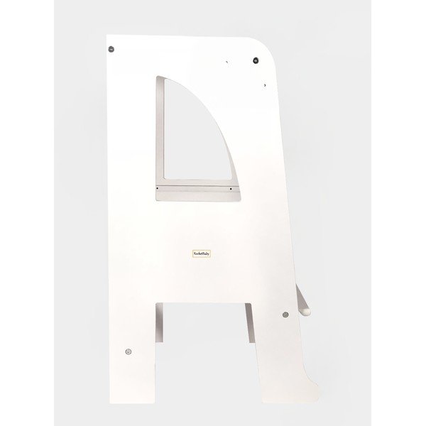 Biały pomocnik kuchenny dla dzieci Montessori – Rocket Baby-image-1