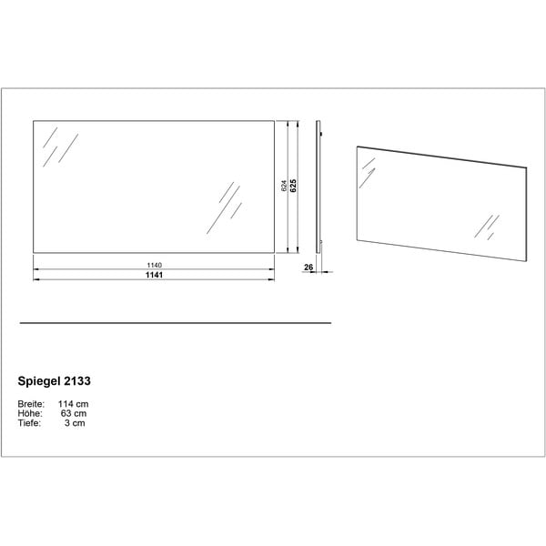 Lustro ścienne 115x63 cm Ceduna – Germania-image-4