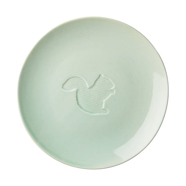 Ceramiczny talerz Animal Pastel Green