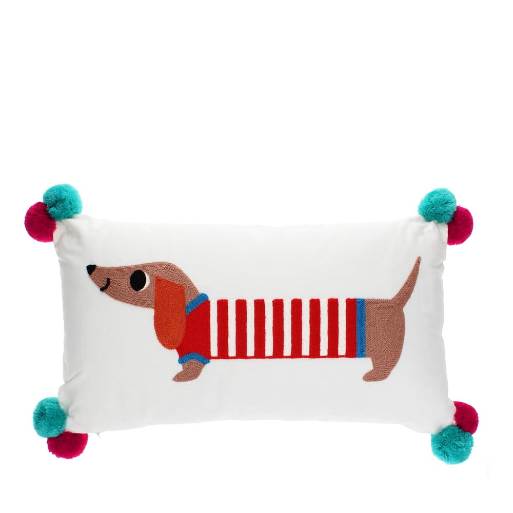 Poduszka dziecięca z mieszanki bawełny 50x33 cm Sausage Dog – Rex London