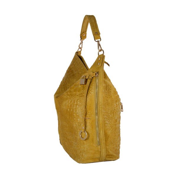 Torebka skórzana Andrea Cardone 2011 Yellow-image-2