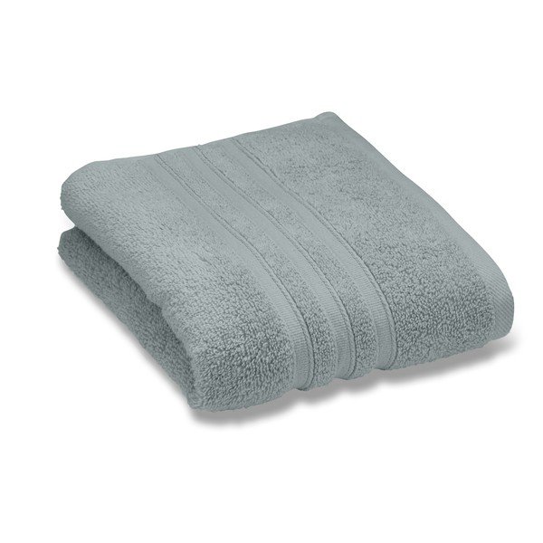 Szarozielony bawełniany ręcznik kąpielowy frotte 90x140 cm Zero Twist – Catherine Lansfield