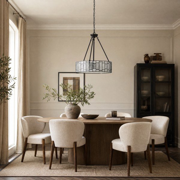 Metalowa lampa wisząca ze szklanym kloszem ø 46 cm Waldorf – Premier Housewares-image-2