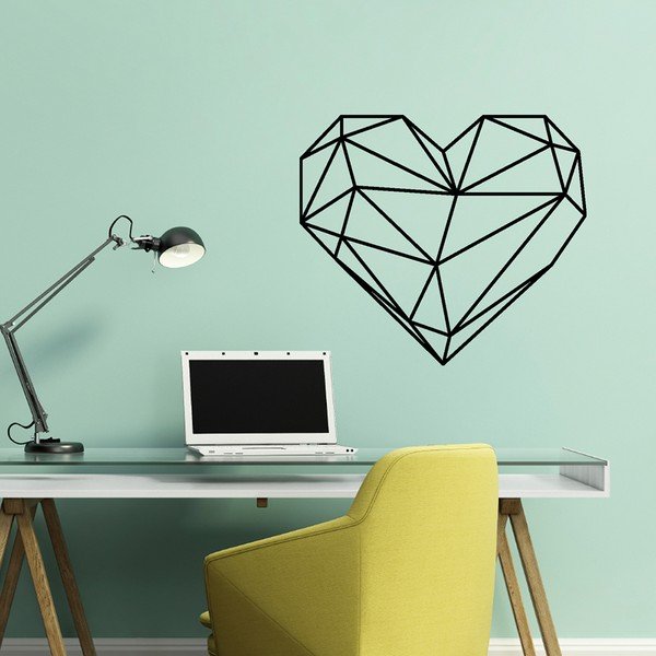 Naklejka Ambiance Origami heart-image-1