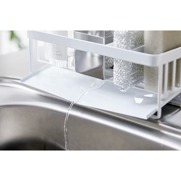 Biały metalowy stojak na akcesoria kuchenne Yamazaki Tower-image-3