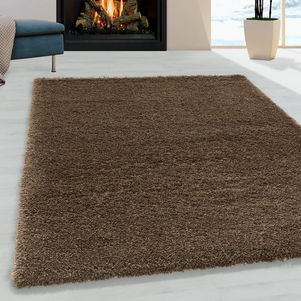 Ciemnobrązowy dywan 200x290 cm Fluffy – Ayyildiz Carpets-image-1