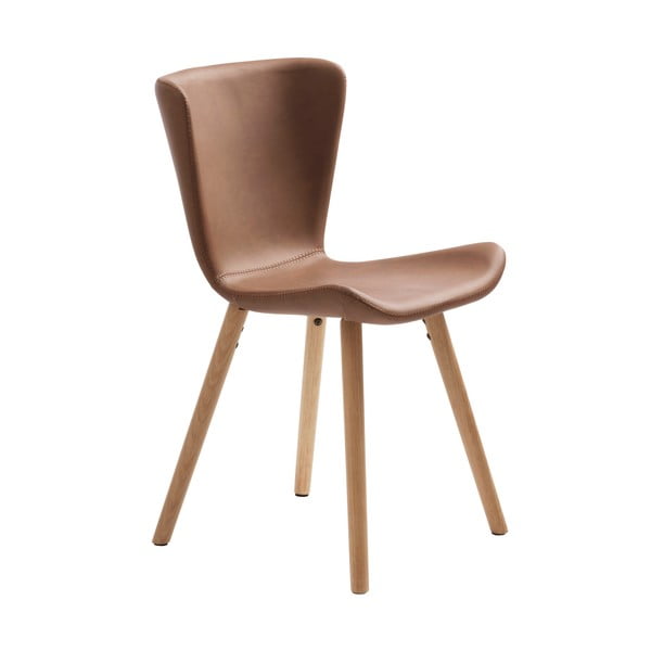 Brązowe metalowe krzesła zestaw 2 szt. Teslin – Unique Furniture