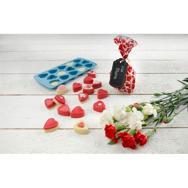 Niebieska silikonowa forma na czekoladę Fackelmann Sweet Sensation-image-1