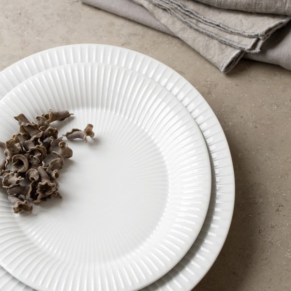 Biały porcelanowy talerz Kähler Design Hammershoi, ⌀ 34 cm-image-2
