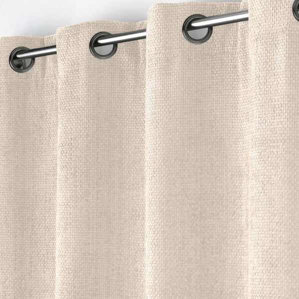Beżowa zasłona z szenilu 140x260 cm Leo – douceur d'intérieur-image-2