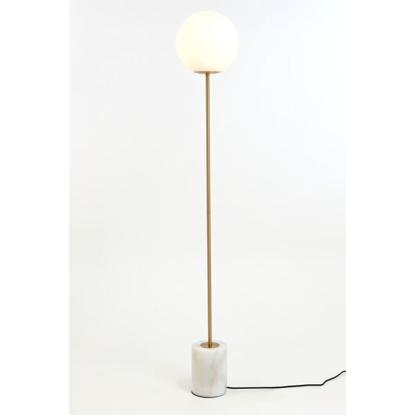 Biało-złota lampa stojąca (wysokość 156 cm) Medina – Light & Living-image-3