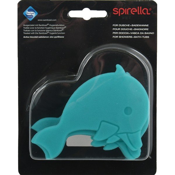 Dziecięca mata antypoślizgowa do wanny 12x8 cm Dauphins – Spirella-image-1