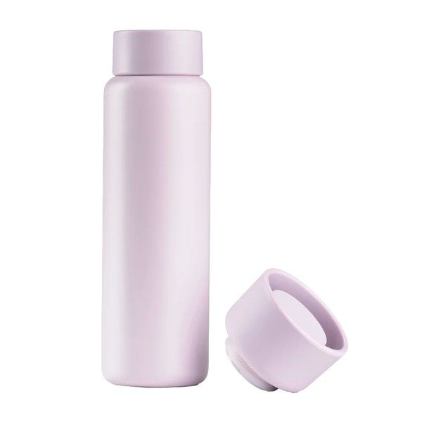 Jasnoróżowy kubek termiczny ze stali nierdzewnej 650 ml Singles – Zone