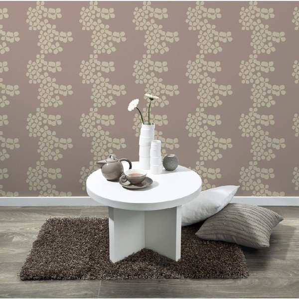 Tapeta Flowerchain Brown-image-2
