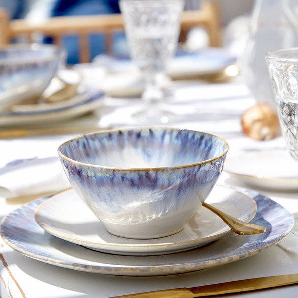 Biały kamionkowy talerz Costa Nova Brisa, ⌀ 20 cm-image-1