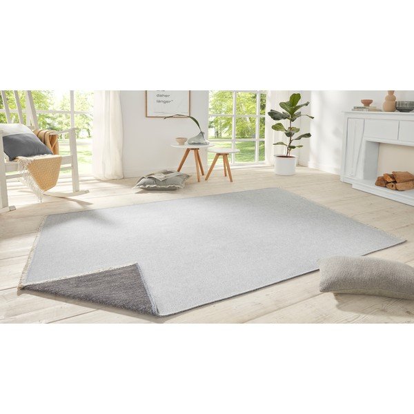 Szary dwustronny chodnik Hanse Home Duo, 80x300 cm-image-1