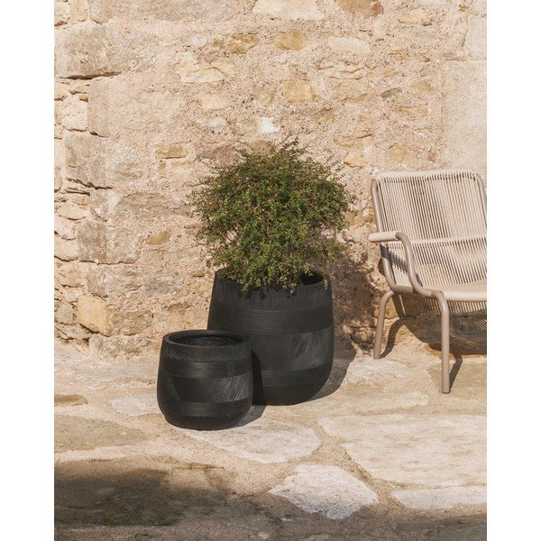 Betonowe osłonki na doniczki zestaw 2 szt. ø 50 cm Tival – Kave Home-image-2