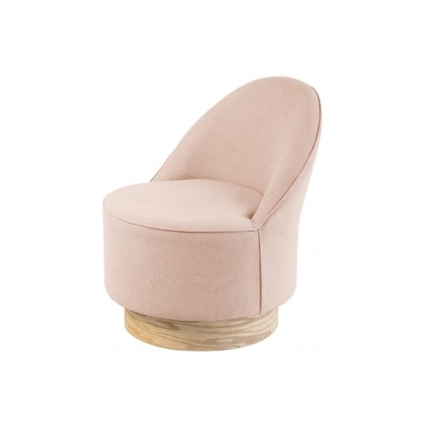 Różowy fotel sømcasa Madison
