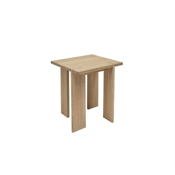 Stolik z litego drewna dębowego 40x40 cm Oy – OYOY Living Design