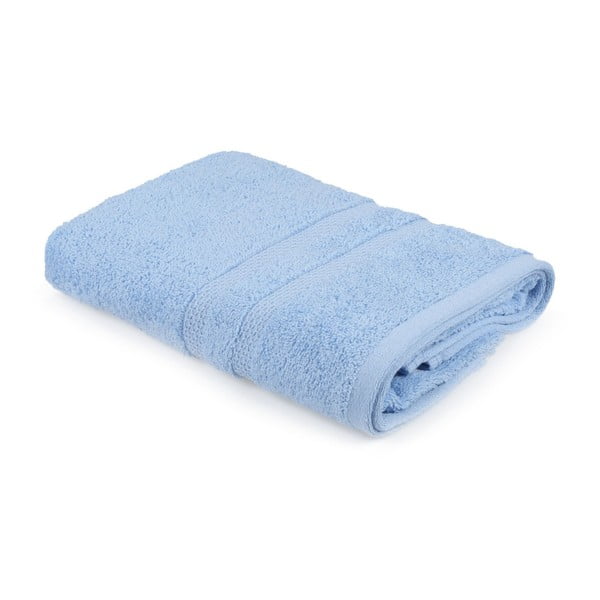 Jasnoniebieski ręcznik Jerry, 50x100 cm