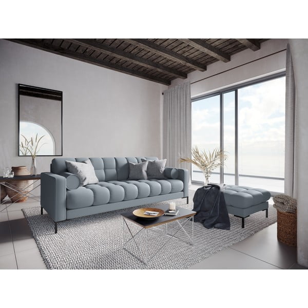 Jasnoniebieski podnóżek Cosmopolitan Design Bali, 60 cm-image-4