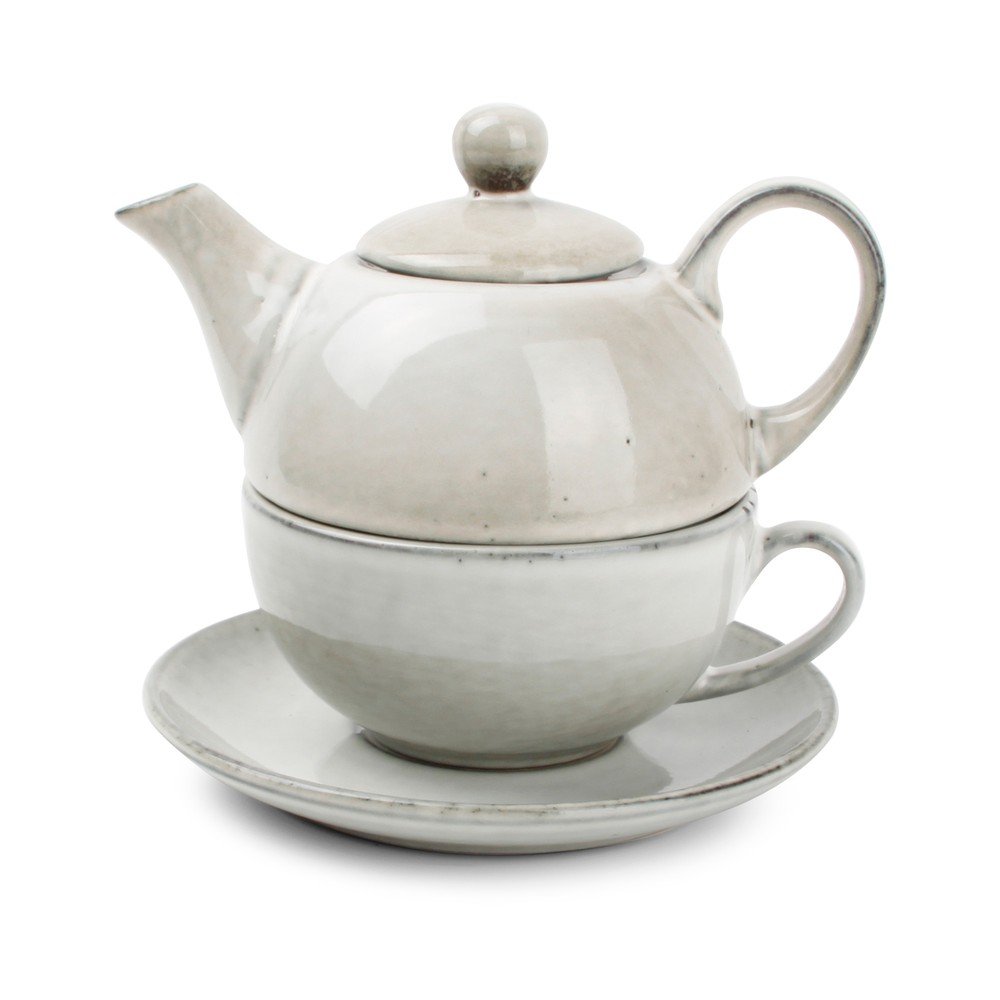 Zielony kamionkowy dzbanek do herbaty 400 ml Artisan – Salt&Pepper
