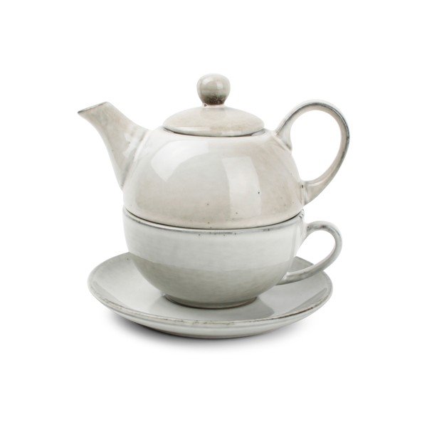 Zielony kamionkowy dzbanek do herbaty 400 ml Artisan – Salt&Pepper