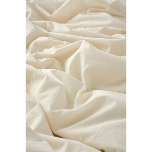 Kremowa pościel jednoosobowa z bawełny organicznej 150x200 cm Juliette – Ellos Home-image-2