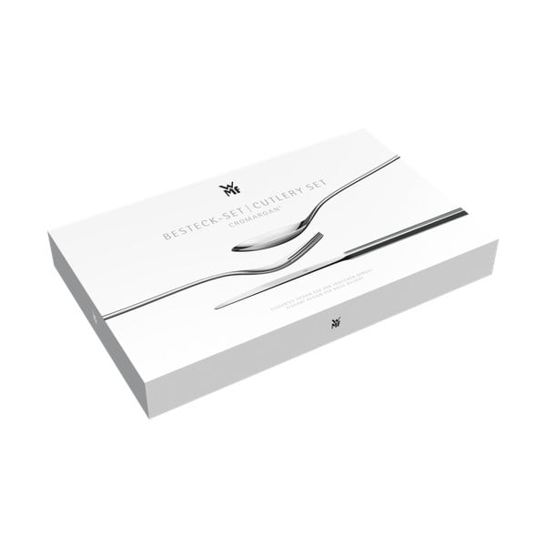 Sztućce ze stali nierdzewnej w kolorze srebra z połyskiem 30 szt. Atria – WMF-image-3