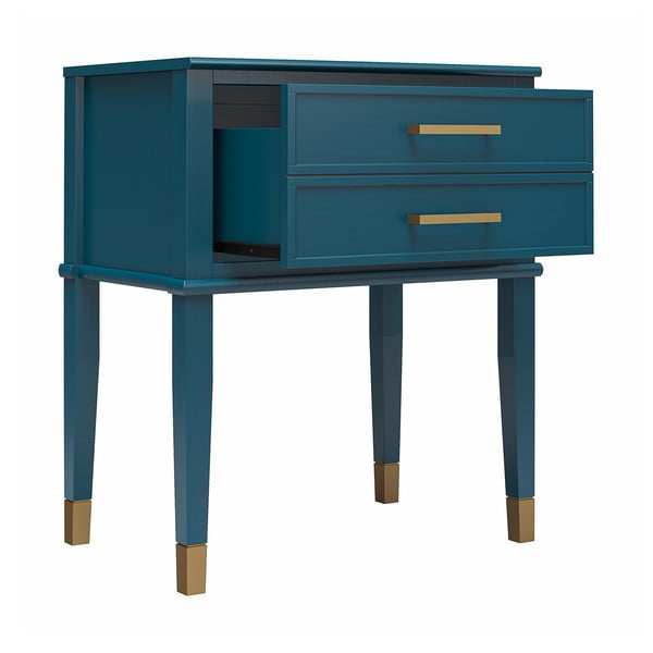 Ciemnoniebieska szafka nocna Westerleigh – CosmoLiving by Cosmopolitan-image-4