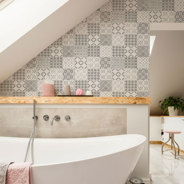 Tapeta z winylu na flizelinie 10 m x 52 cm Tiles – Graham & Brown-image-1