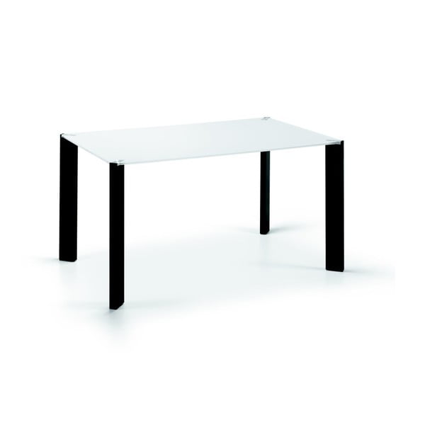 Stół do jadalni Corner, 140x90cm, czarne nogi