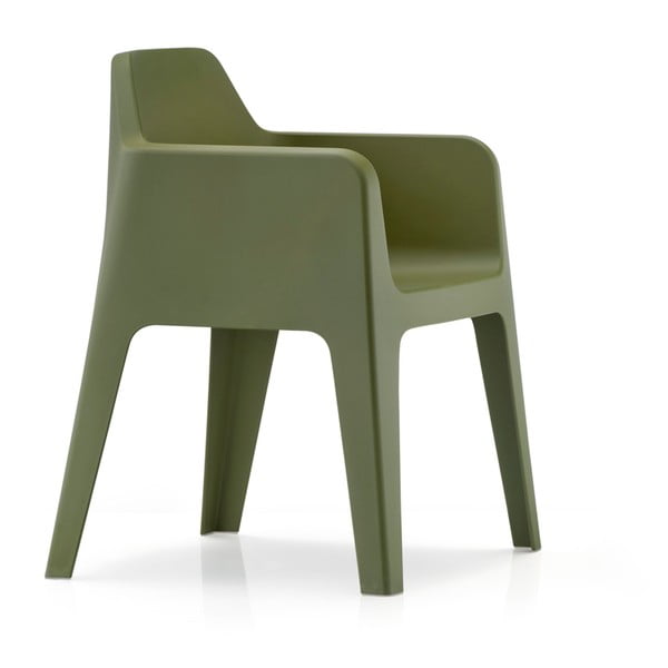 Zielone krzesło Pedrali Plus