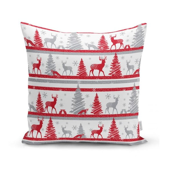 Poszewki na poduszki ze świątecznym motywem zestaw 4 szt. 43x43 cm Snowflakes – Mila Home-image-4