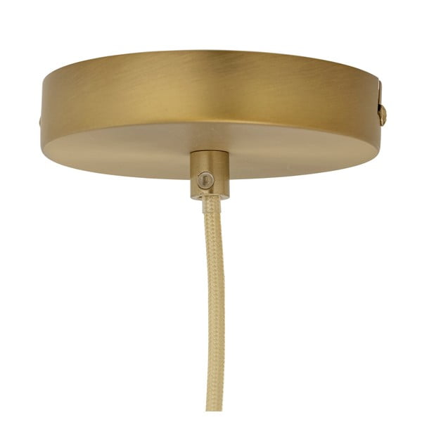 Brązowa lampa wisząca ze szklanym kloszem ø 30 cm Azizi – Bloomingville-image-2