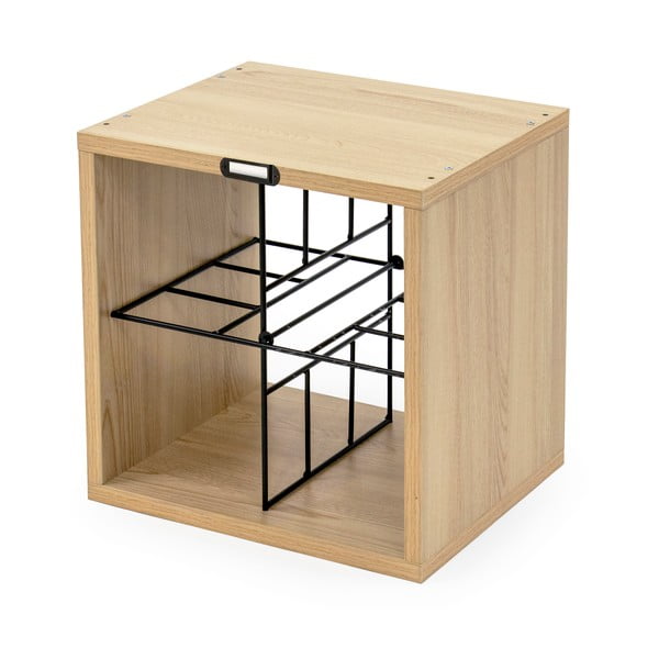 Regał na wino w dekorze buku na 16 butelek – Compactor-image-2