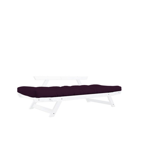 Sofa rozkładana Karup Bebop White/Purple Plum-image-4