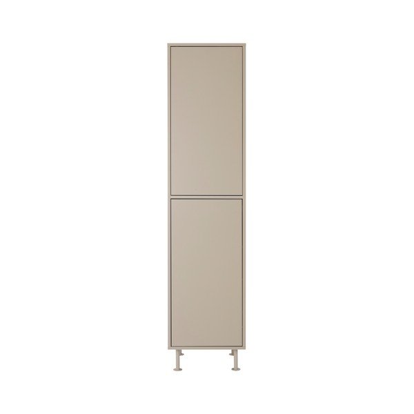 Beżowa szafa z płyty MDF 50x210x55 cm Kipp – Jotex-image-3