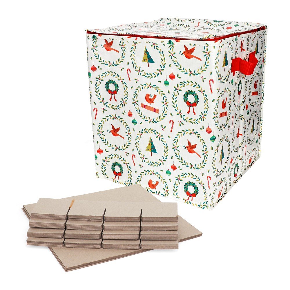 Pojemnik do przechowywania ubrań z plastiku z recyklingu 32x32x35 cm Classic Christmas – Rex London