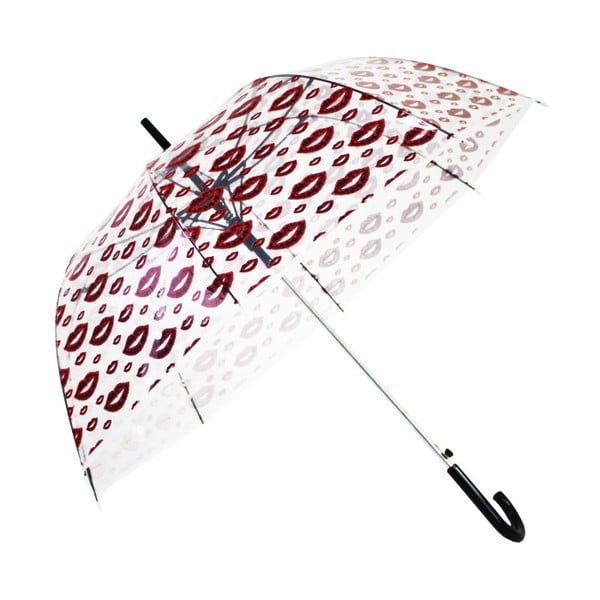 Przezroczysty parasol Ambiance Lips, ⌀ 100 cm