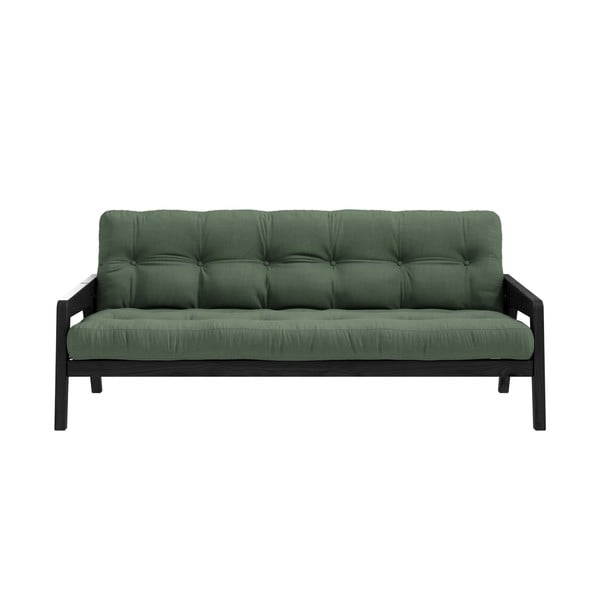Wielofunkcyjna sofa Karup Design Grab Black/Olive Green