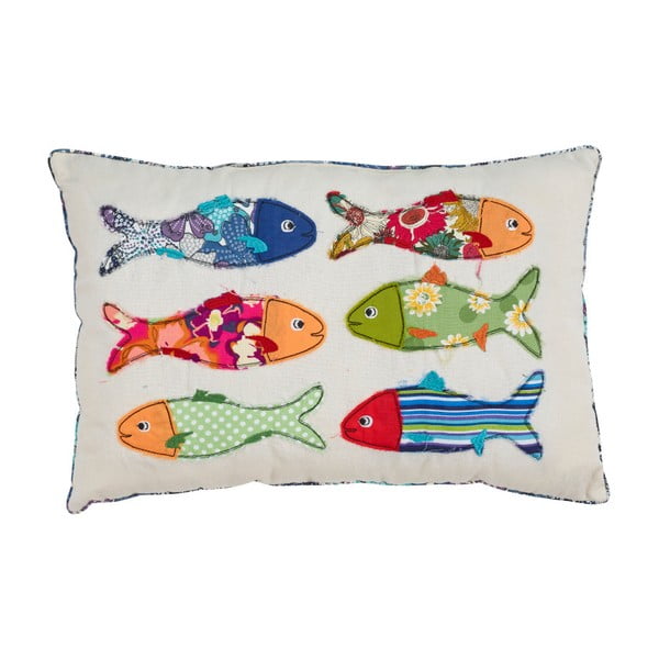 Poduszka Artesania Esteban Ferrer Colorful Fish II, 45x30 cm