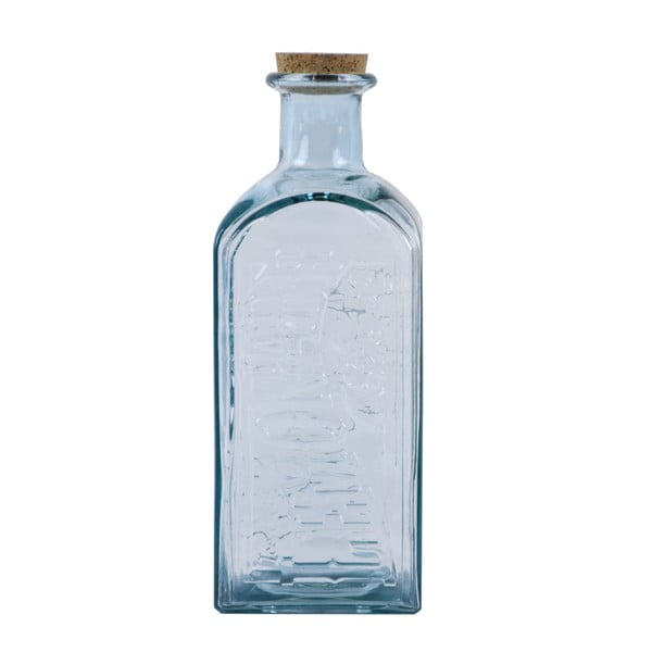 Niebieska butelka z zatyczką z korka Ego Dekor, 2 l
